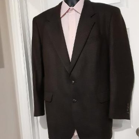 Hart Schaffner Marx Grey Olive Brown Sport Jacket - Picture 1 of 9